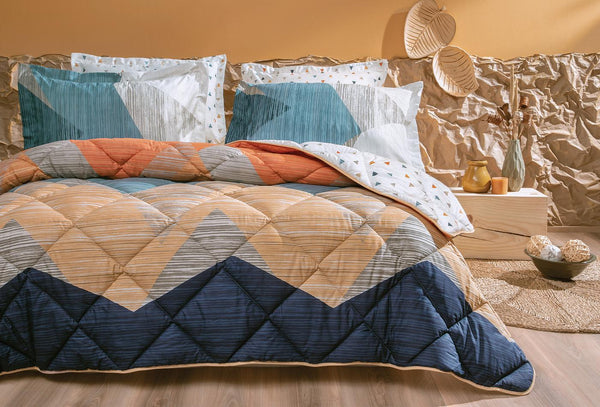 Aden Marineblauw Slaapset Eenpersoons