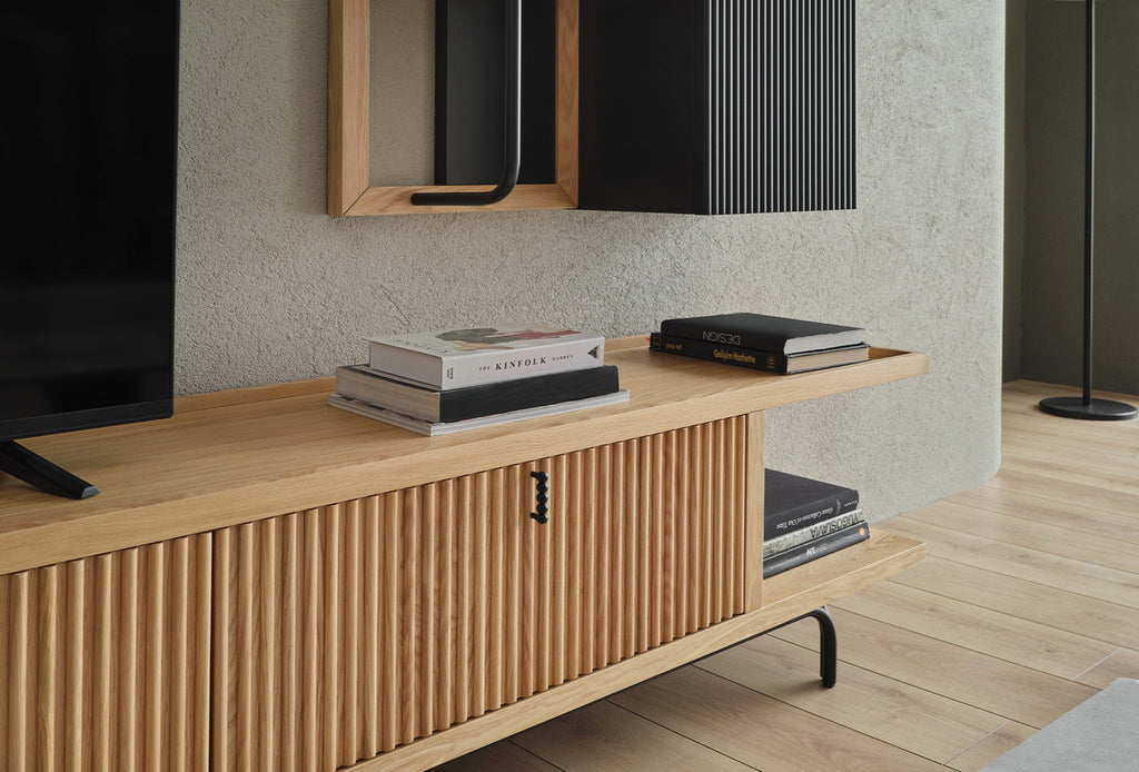 Austin Midi Tv-meubel Licht OAK kleur 250x45 cm - foto 6