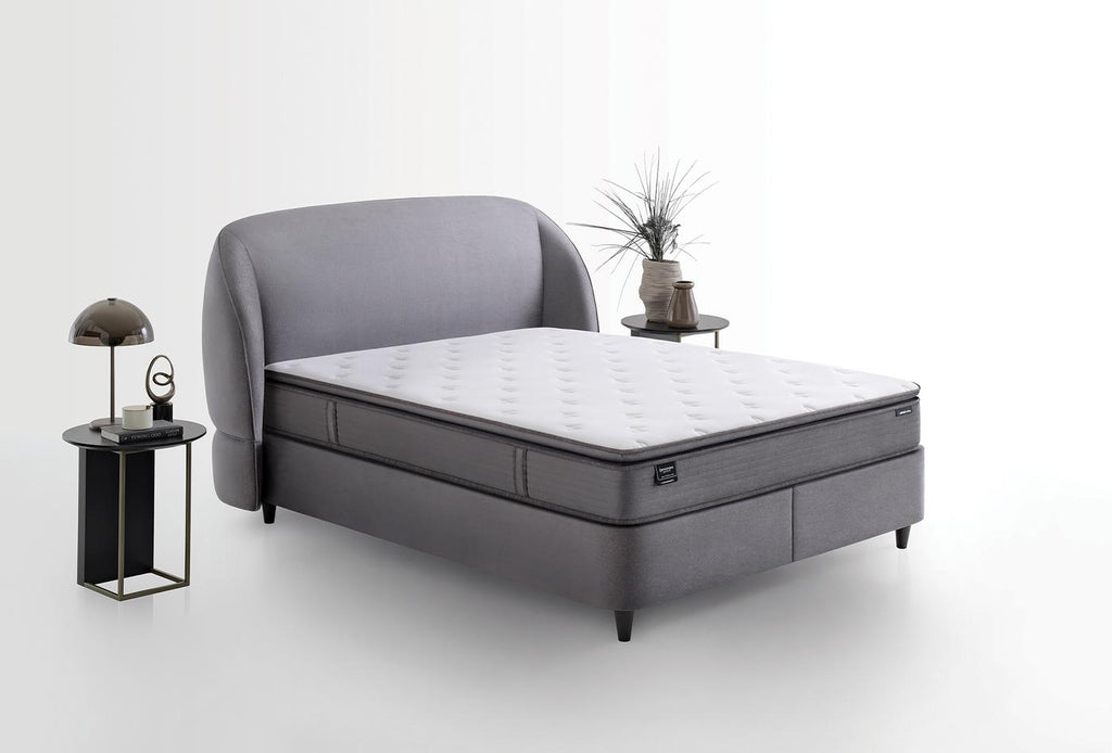 Lotto Orthopedic Support Bed Boxspring met hoofdbord 140x190 cm Antraciet - foto 5