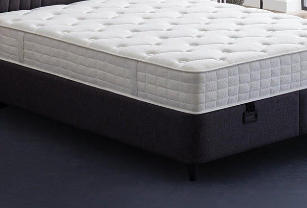 Silver Therapy Bed Boxspring met hoofdbord 90X190 Cm Antraciet
