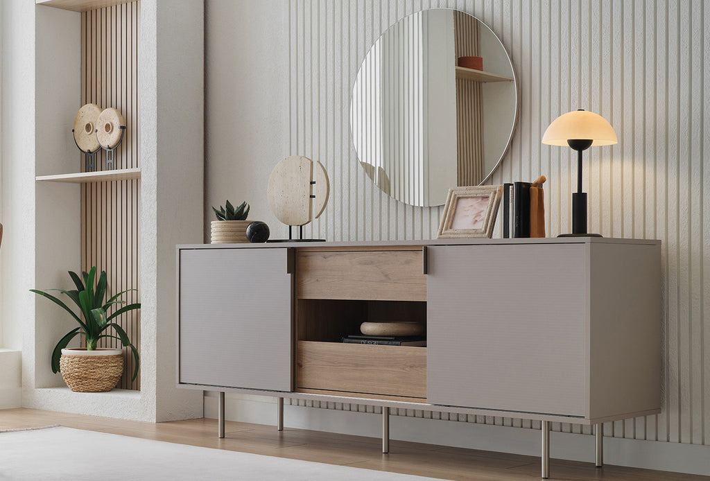 Cante Eettafel Set OAK - Beige Kleur - foto 3