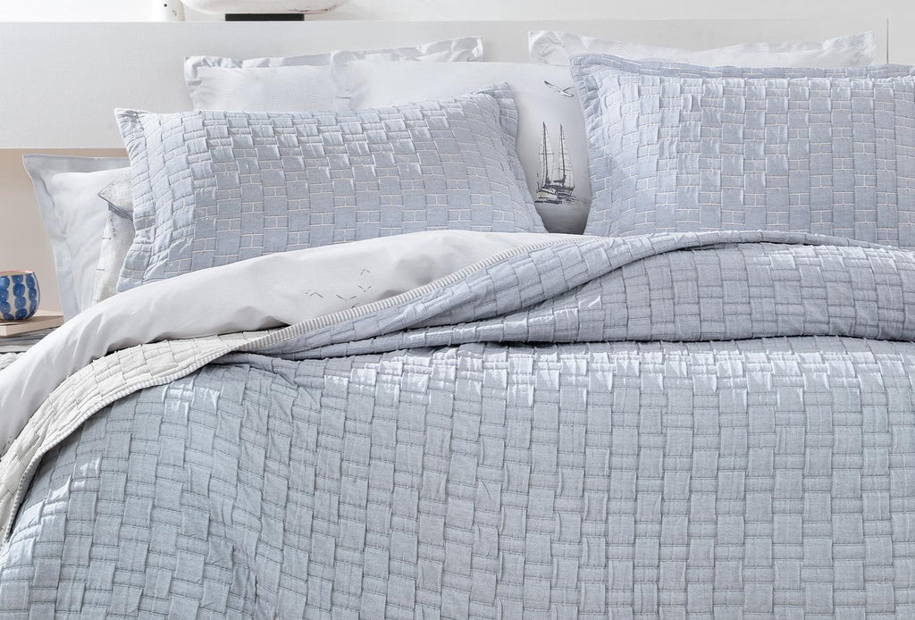 Velma Indigo Beige Bed Sprei Tweepersoons - foto 4