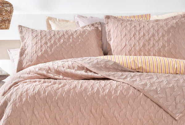 Lennox Oudroze Bed Sprei Eenpersoons