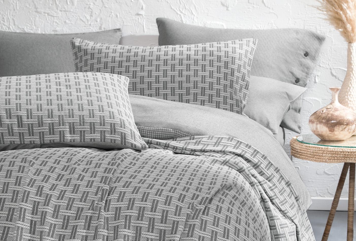 Clara Grijs Bed Sprei Seti Eenpersoons - foto 3