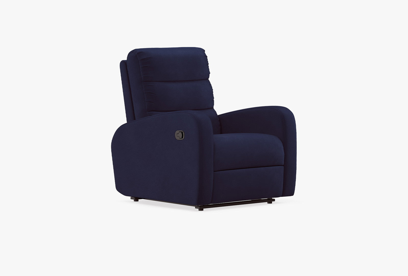 Enric TV Fauteuil Handbediend Mohair Marineblauw - foto 2