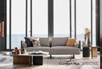Canton 2-Zitsbank Linnen geweven Wit - foto 3