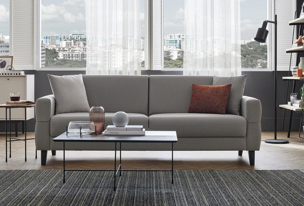 Astera 3-zitsbank met slaapfunctie + Fauteuil