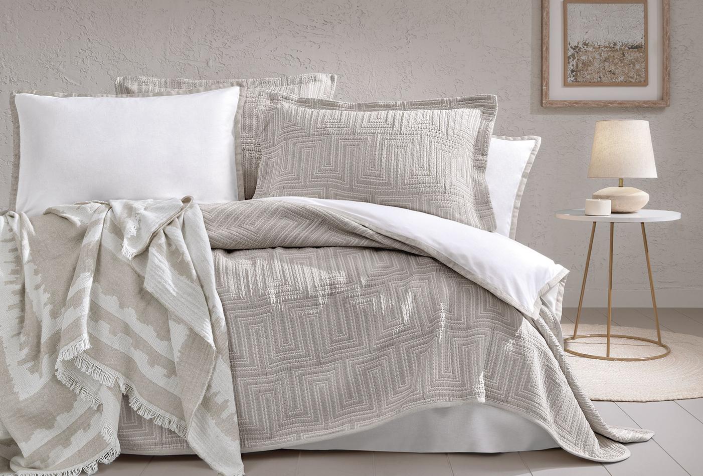 Harlow Taupe Fall Winter 8-delig Bruidsset Tweepersoons