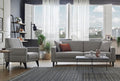 Astera 3-zitsbank met slaapfunctie + Fauteuil