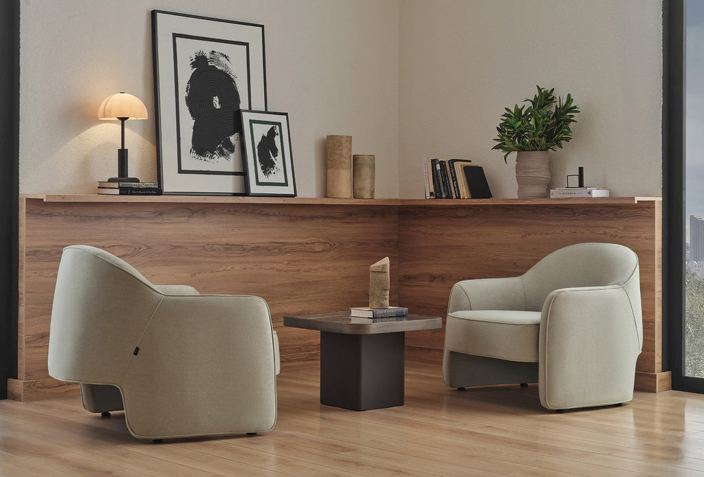 Mesta 3-Zitsbank + Fauteuil Creme - foto 6