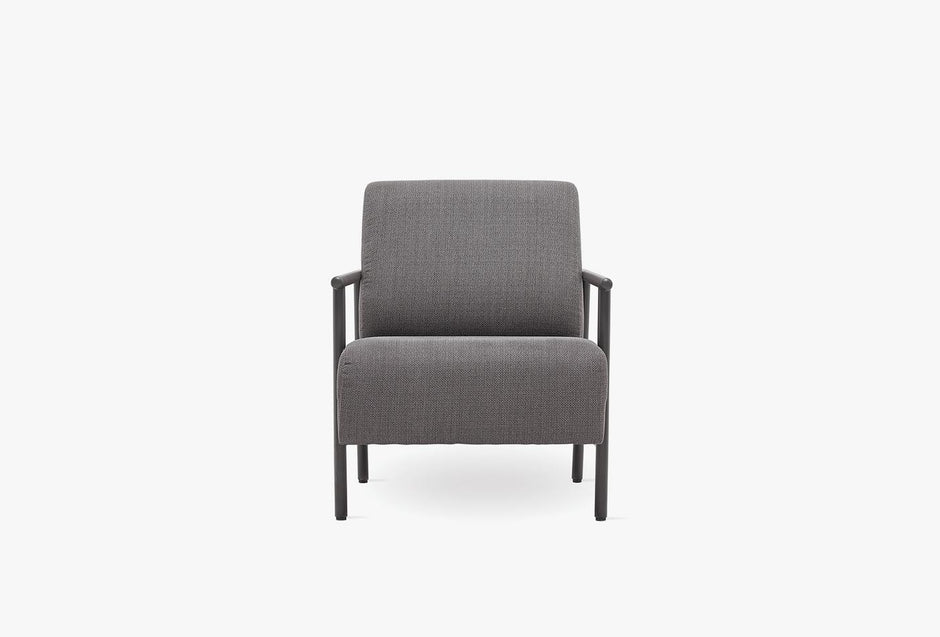 Berta Fauteuil, Chenille, Antraciet