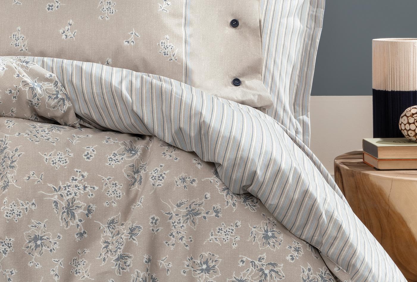 Aveline Beige Dekbedovertrekset Eenpersoons - foto 5