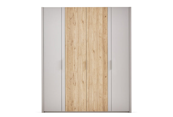 Cante Kledingkast 4-deurs 186X221 Cm