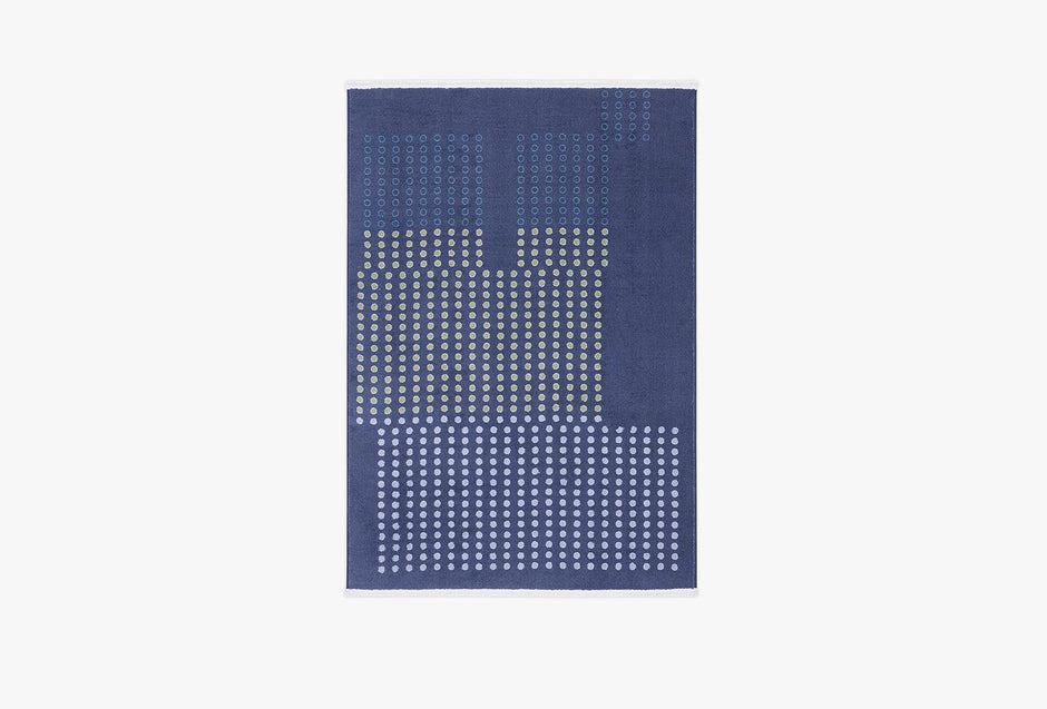 Talia Vloerkleed, Donkerblauw, 160x225 cm