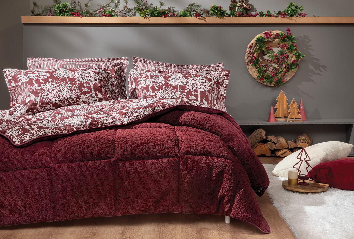Pino Rood Triola Set Eenpersoons