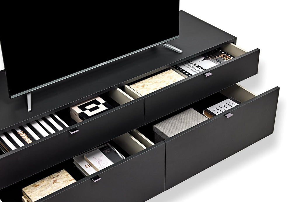 Legato Tv-meubel Kleur Zwart 150x45 cm - foto 4
