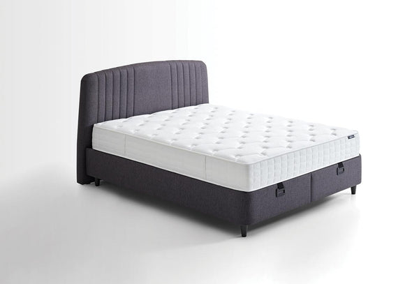 Silver Therapy Bed Boxspring met hoofdbord 90X190 Cm Antraciet