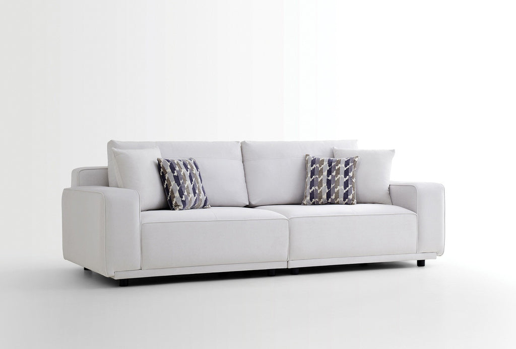Mesta 3-Zitsbank Orme Stof Creme - foto 6