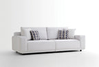 Mesta 3-Zitsbank Orme Stof Creme - foto 6