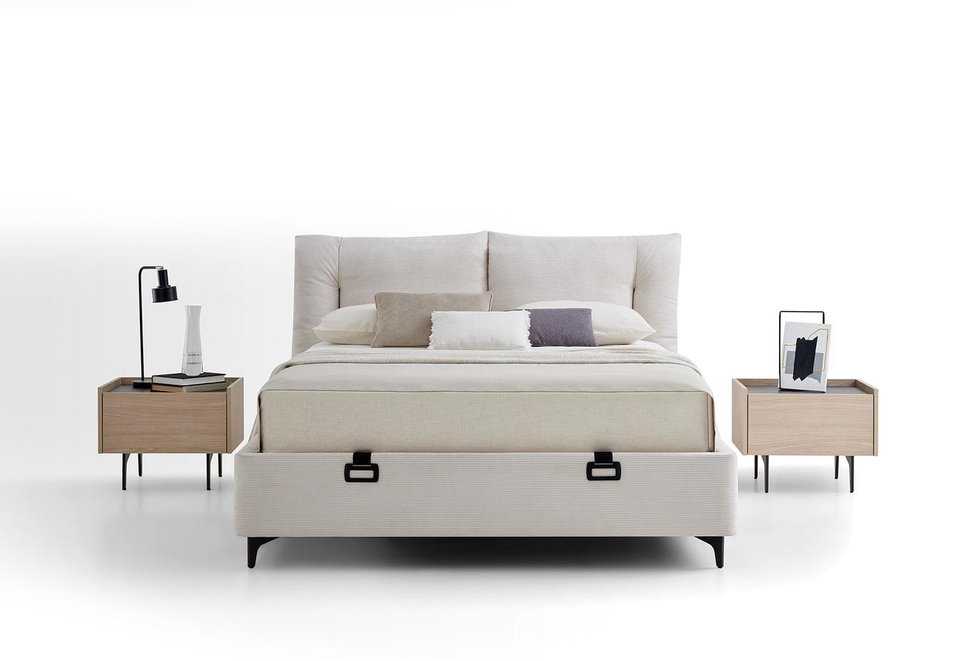 Terra Boxspring Met Hoofdbord Creme - foto 6