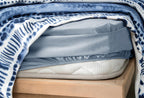 Darby Blauw Pique Tk Eenpersoons - foto 3