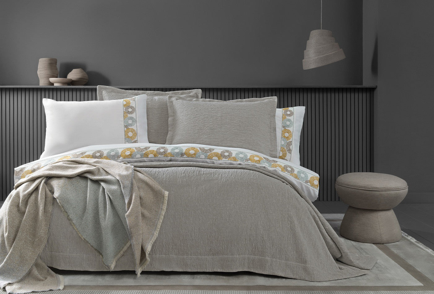 Meloni Taupe Set Tweepersoons - foto 3