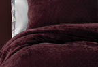 Belly Bordo Bed Sprei Seti - foto 4