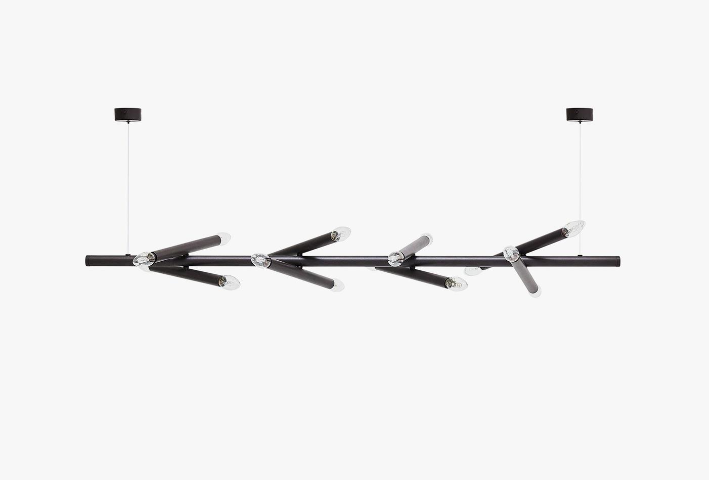 Mikado Hanglamp Donker Bruin - foto 2