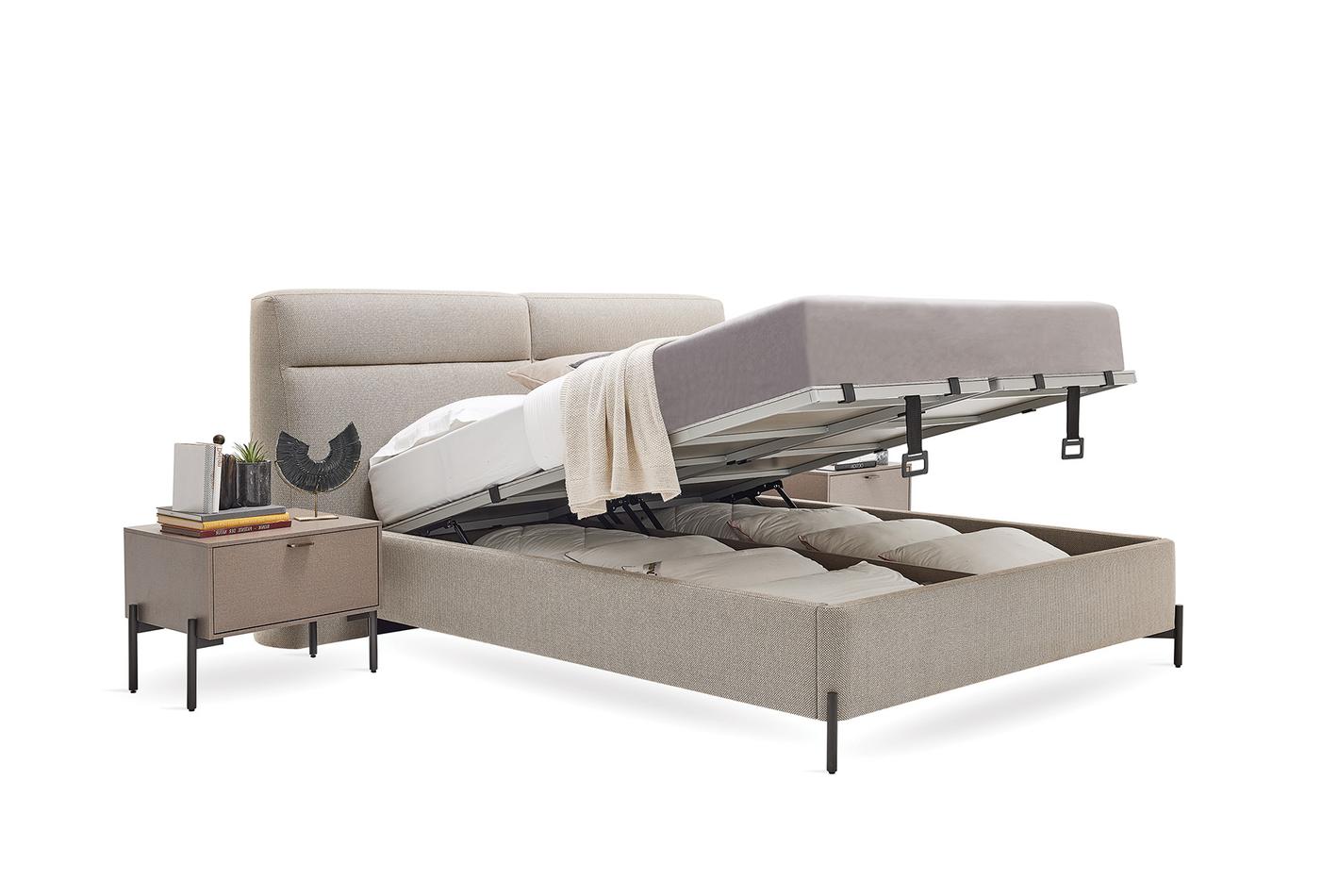 Berta Boxspring Met Hoofdbord Beige - foto 5