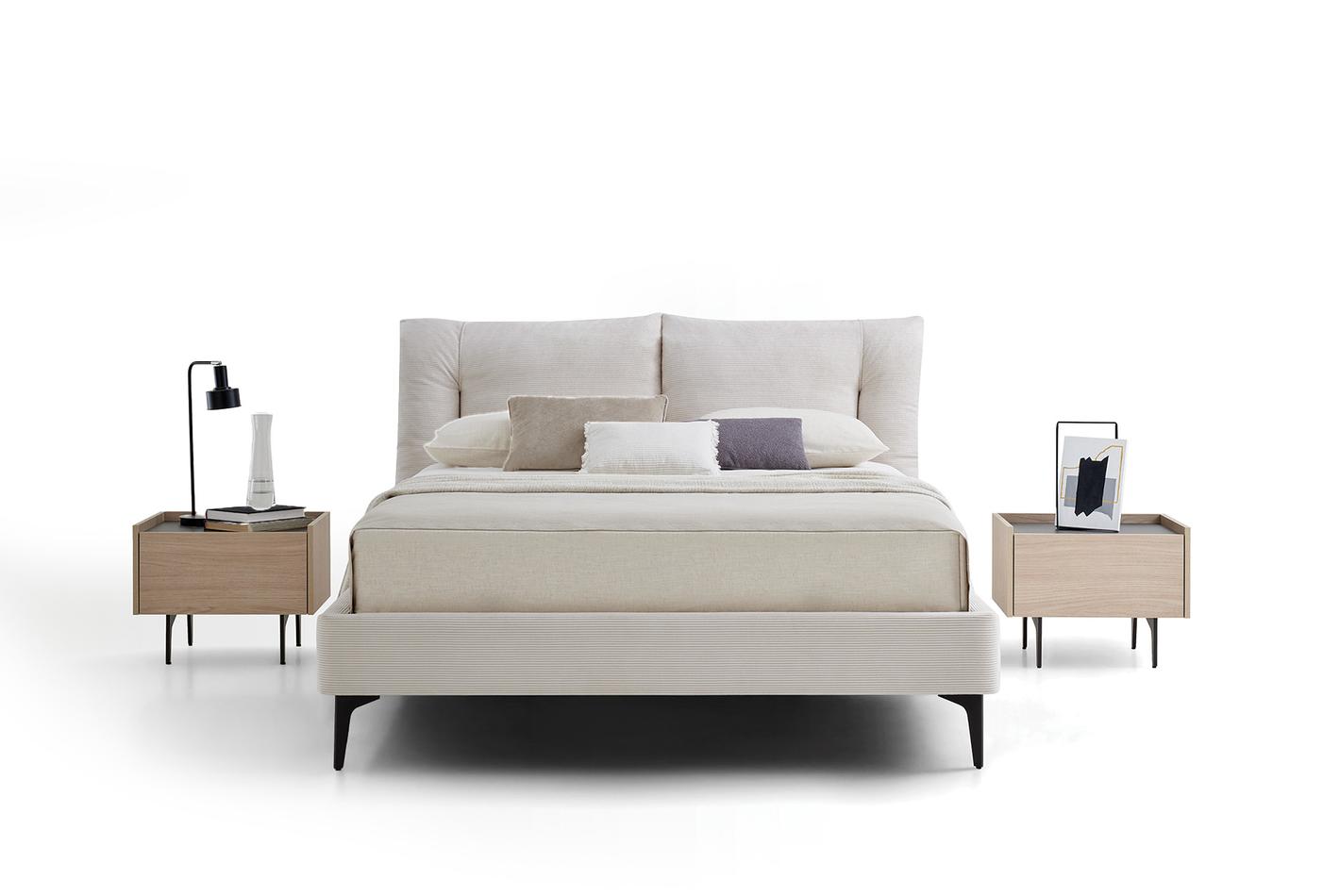 Terra Bed Incl. Hoofdbord 160x200 cm Creme - foto 6