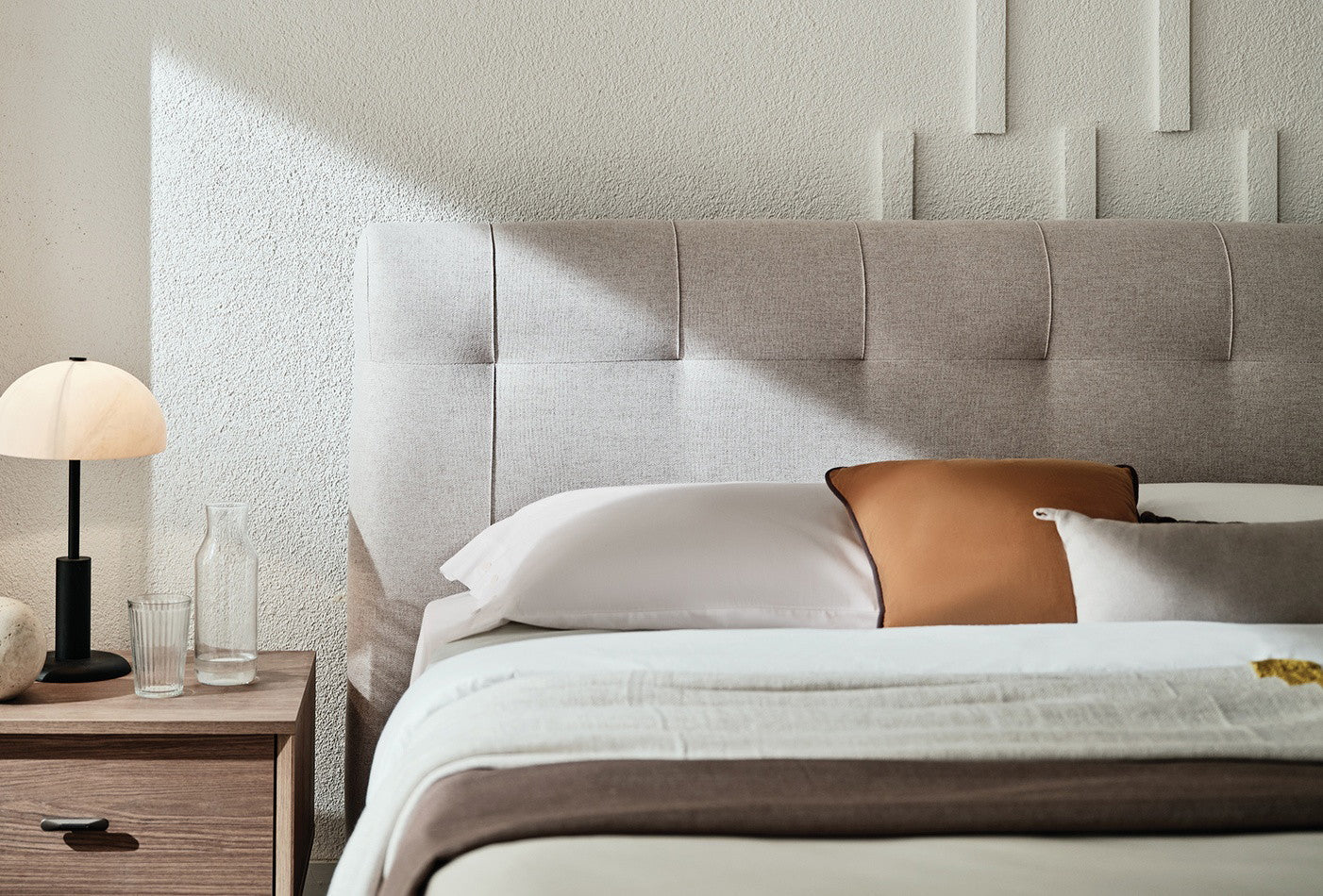 Paloma Bed Met Hoofdbord Creme - foto 5
