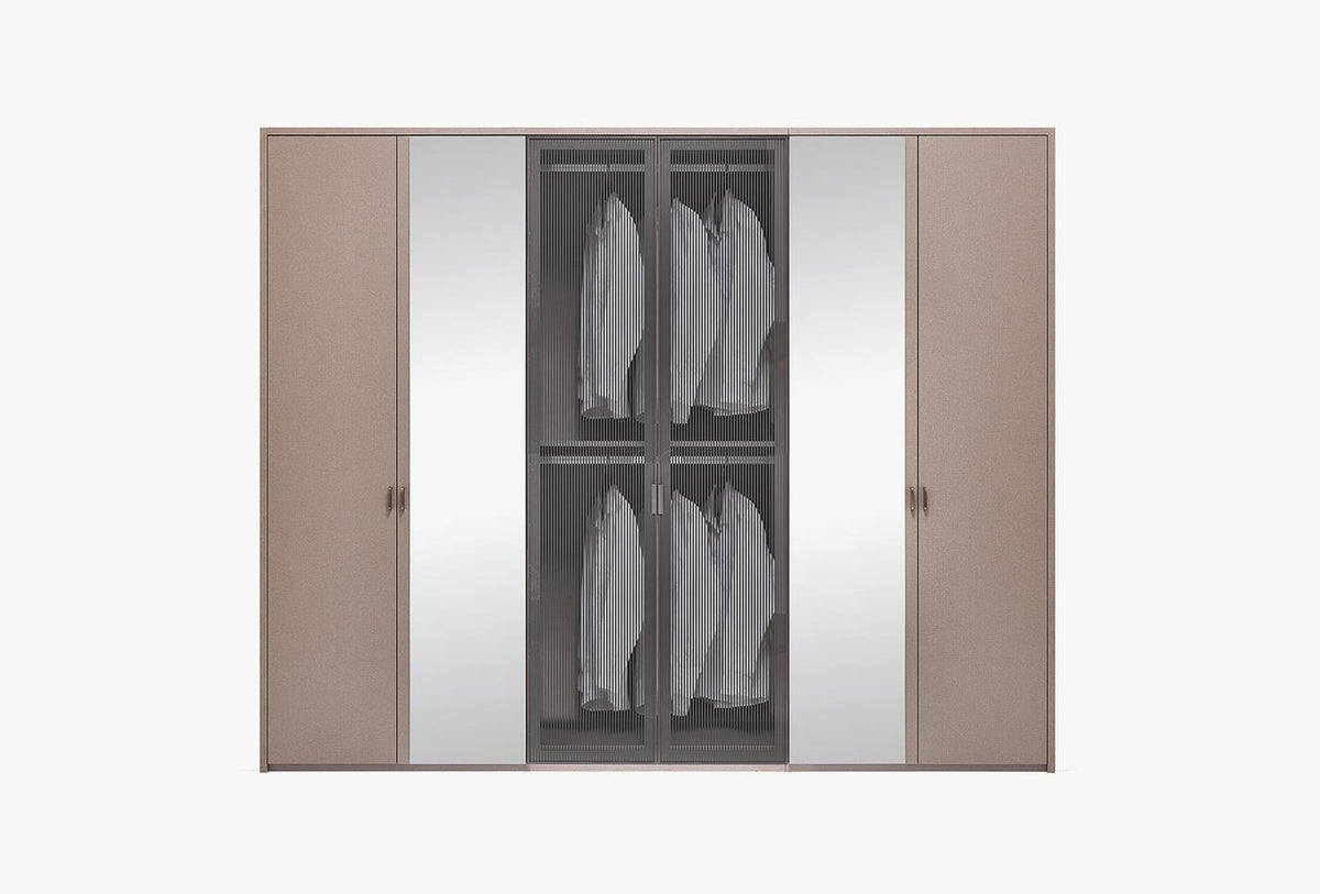 Berta Kledingkast 6-deurs 272x221 cm - foto 2