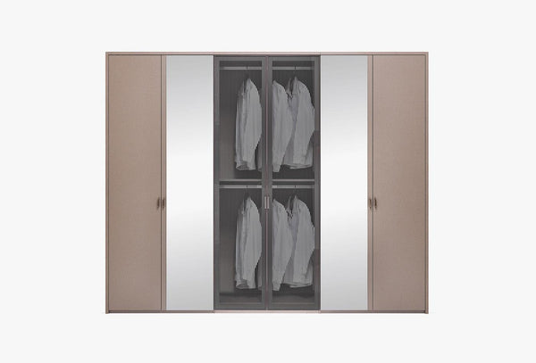 Berta Kledingkast 6-deurs 272X221 Cm