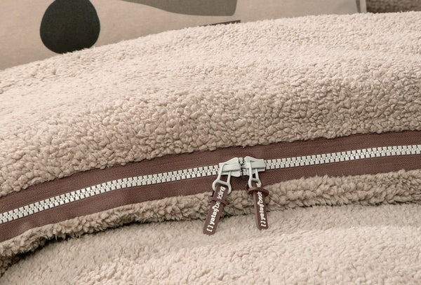 Coverme Stone Beige Deken Dekbedovertrekset Eenpersoons
