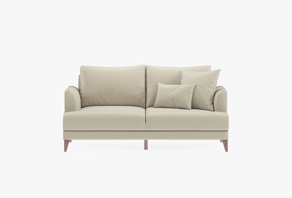 Fiore 2-Zitsbank met Slaapfunctie Mohair Creme