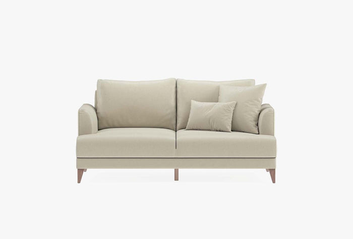 Fiore 2-Zitsbank met Slaapfunctie Mohair 11703 Creme