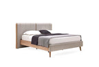 Polka Bed Incl. Hoofdbord 160x200 Licht Groen Linnen stof - foto 4