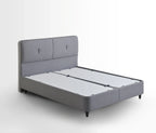 Lento Boxspring met Opbergruimte met Cool Action hoofdbord, creme 14207