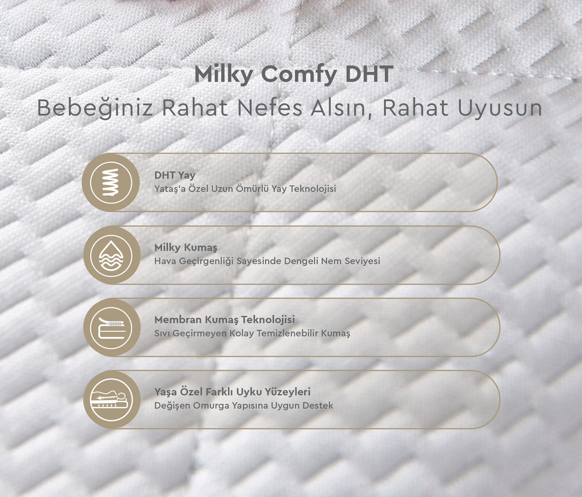 Milky Comfy DHT Vering Mini Matras - foto 10