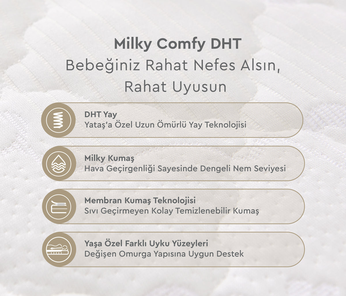 Milky Comfy DHT Vering Mini Matras - foto 9