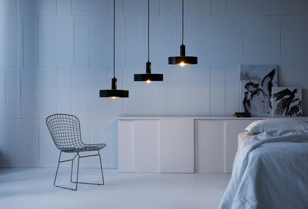 Fama 3-zits Hanglamp Zwart