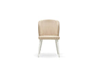 Legato Eetkamerstoel Fluweel Stof Licht Beige - foto 4