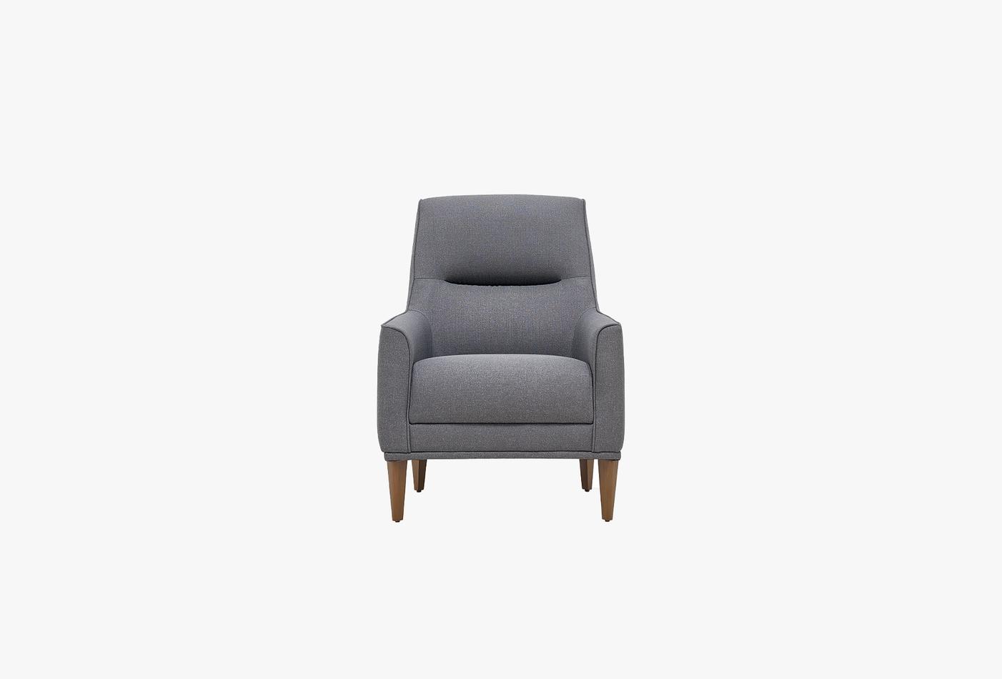 Pavia Fauteuil Fluweel Grijs