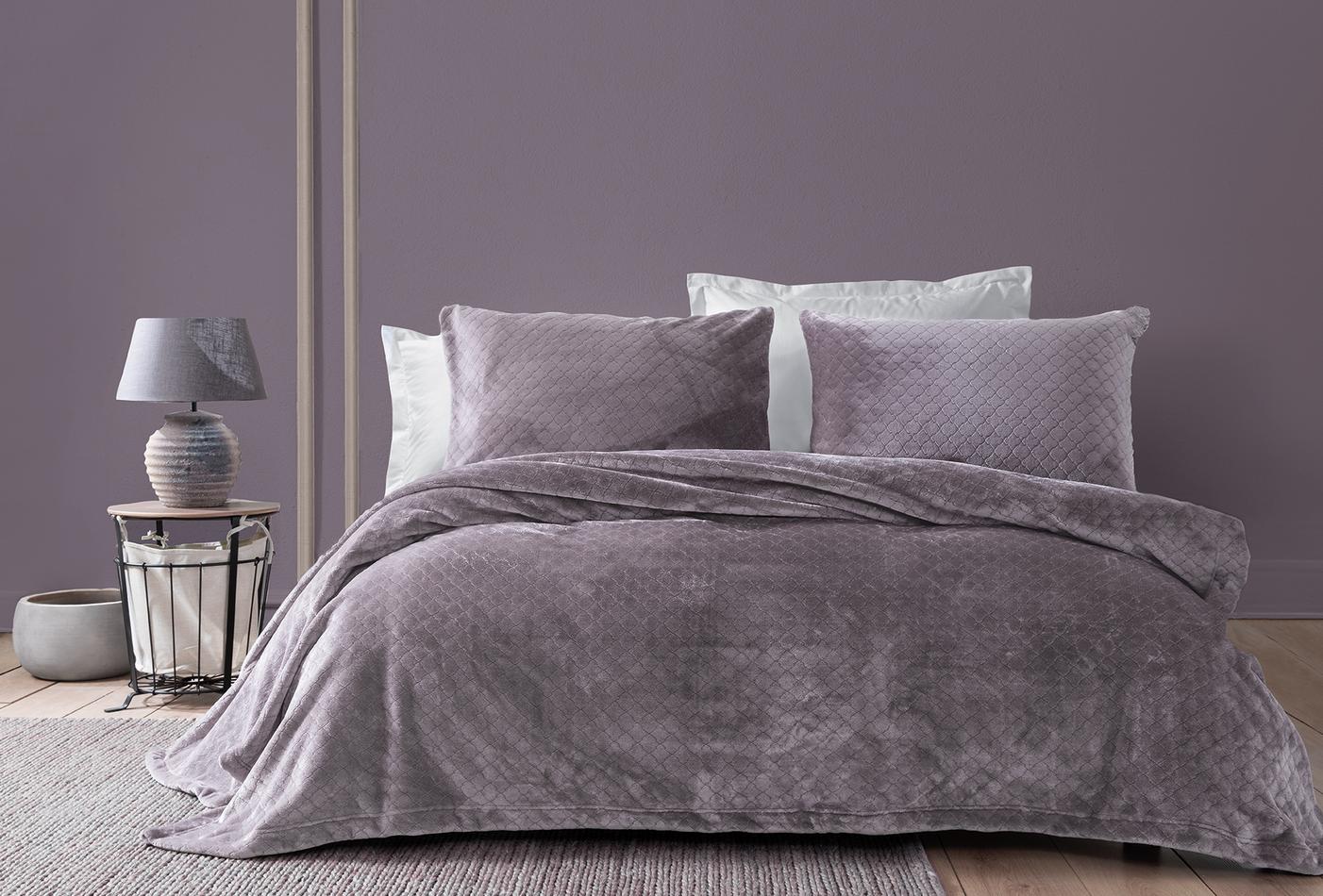 Belly Asgrijs Bed Sprei Seti Tweepersoons - foto 3