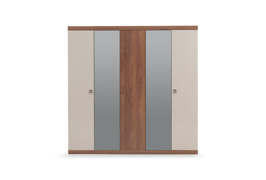 Mistral Kledingkast 5-deurs 222x221 cm - foto 3