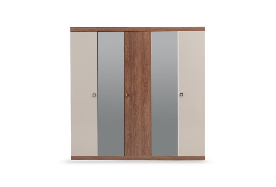 Mistral Kledingkast 5-deurs 222X221 Cm