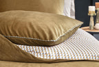 Charme Estie Camel Fluweel Saten Dekbedovertrekset Tweepersoons - foto 3
