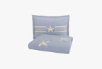 Chevron Indigo Bed Sprei Seti Eenpersoons - foto 6