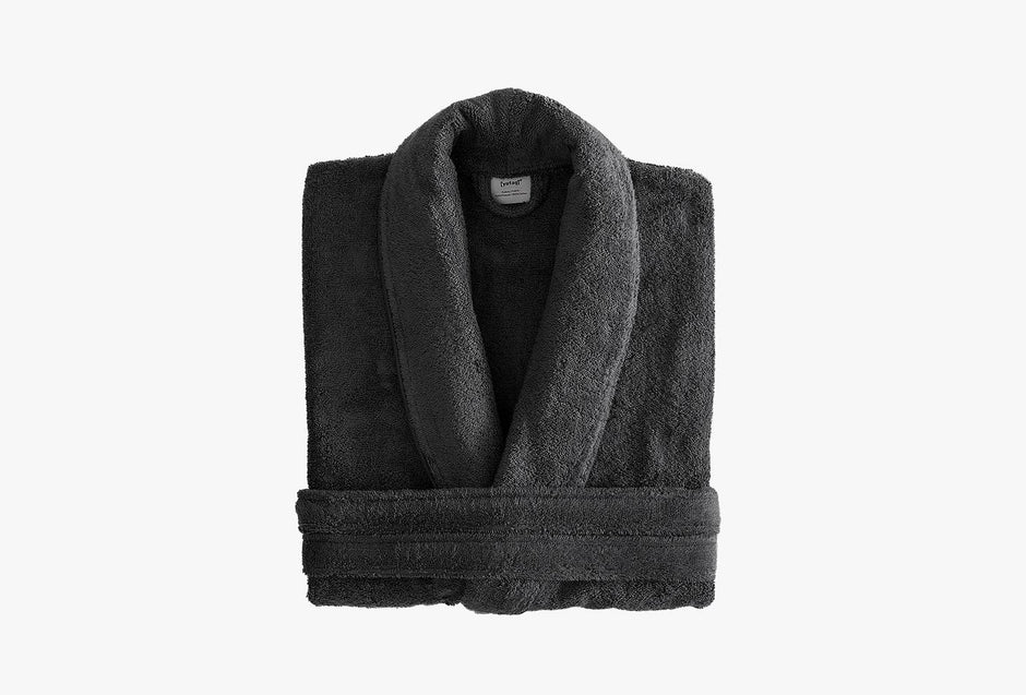 Essentials Antraciet Badjas M