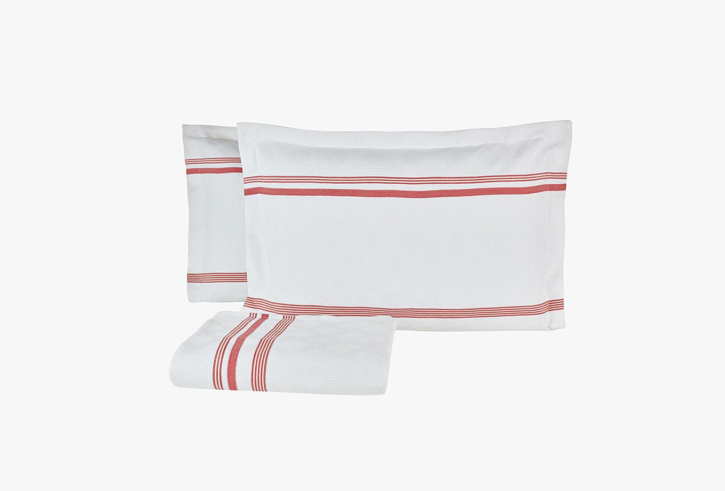 Larin Rood Pique Bed Sprei Seti Tweepersoons - foto 2